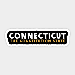 Connecticut - The Constitution State Sticker